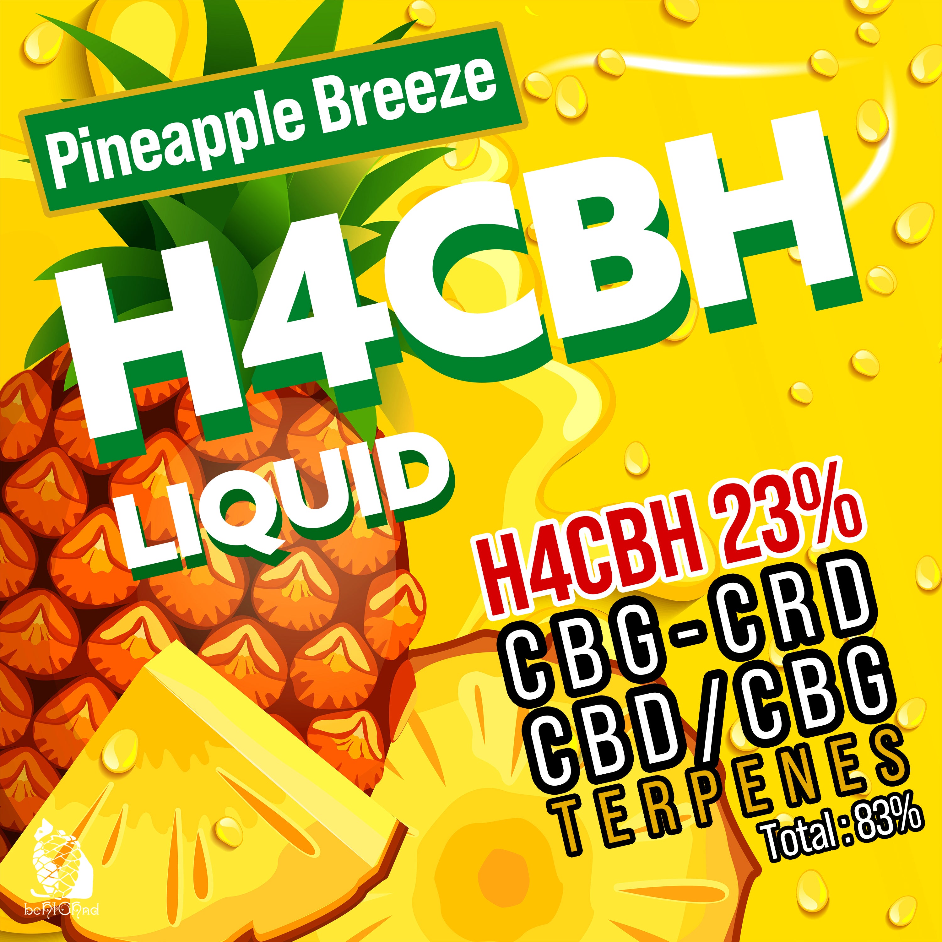 -H4CBH 23% Liquid 1ml 【Pineapple Breeze】
